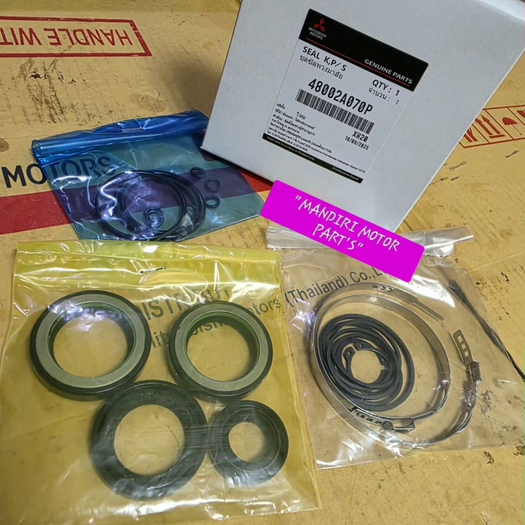 SEAL KIT POWER STEERING LOW/SEAL KIT GEAR RACK STEERING TRITON 2.4L 4N16/48002A070P