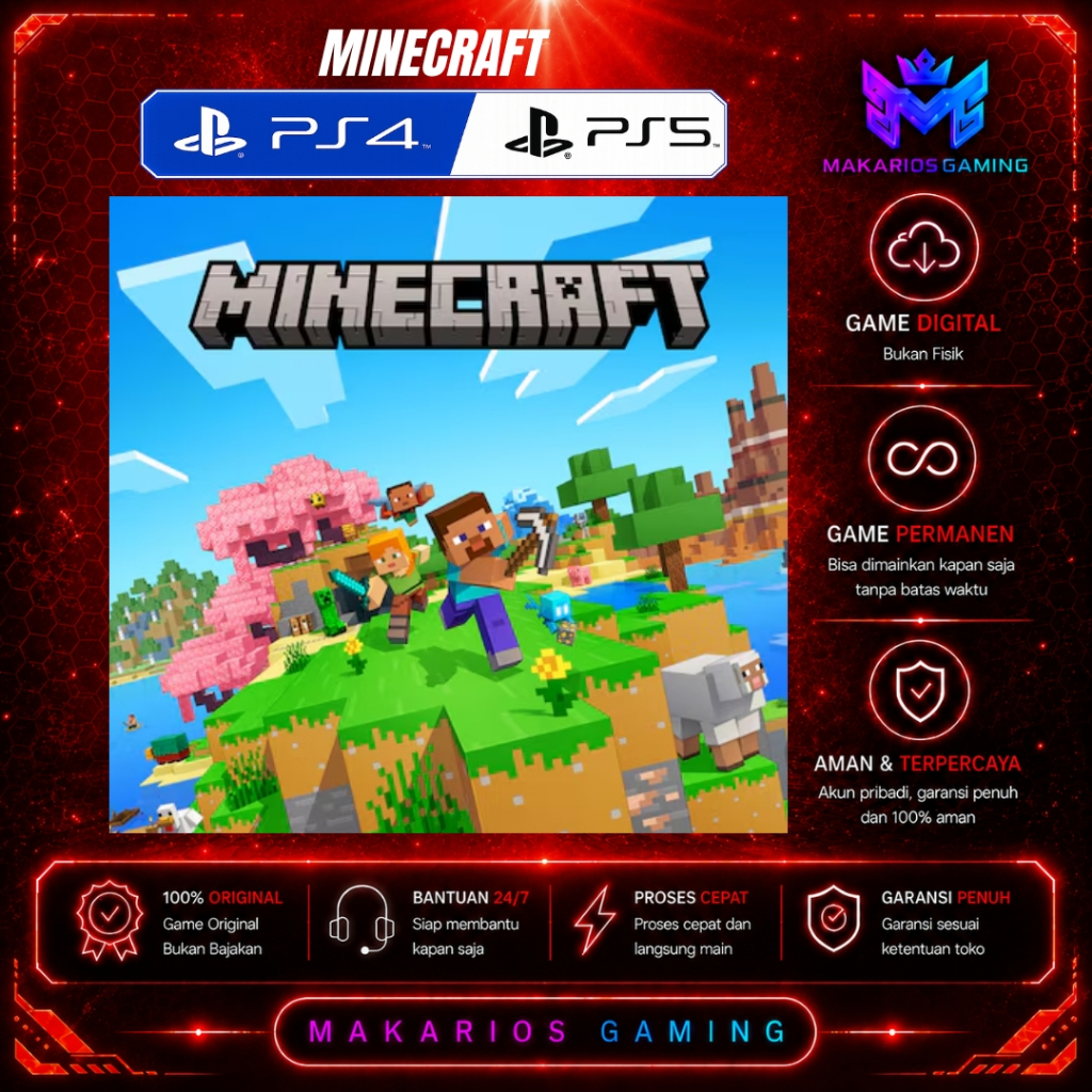 Minecraft, For Playstation PS4 & PS5