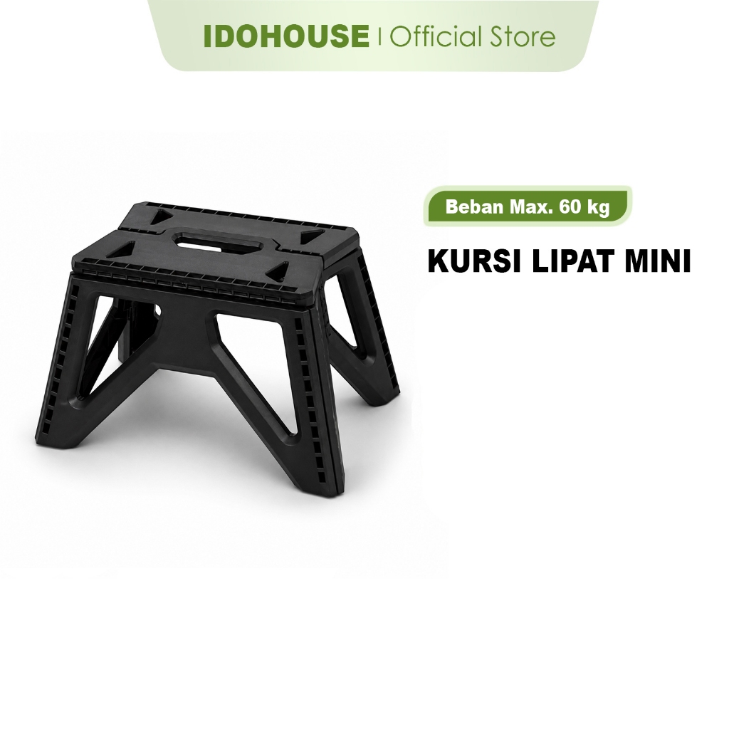 IDOHOUSE Kursi Jongkok Plastik Bangku jongkok Kursi Lipat Portable Outdoor Praktis Bangku Teleskopik