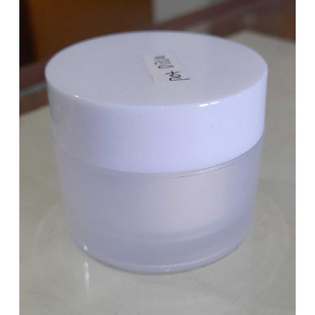 pot diva 10gr frosted tutup putih opek list silver