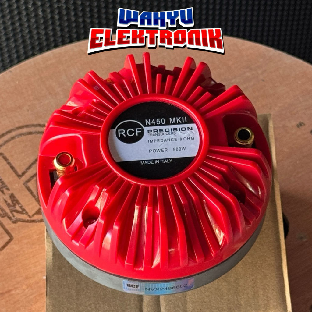 Tweeter Driver Rcf N450 Red Tweeter N450 RCF Twiter RcF N450