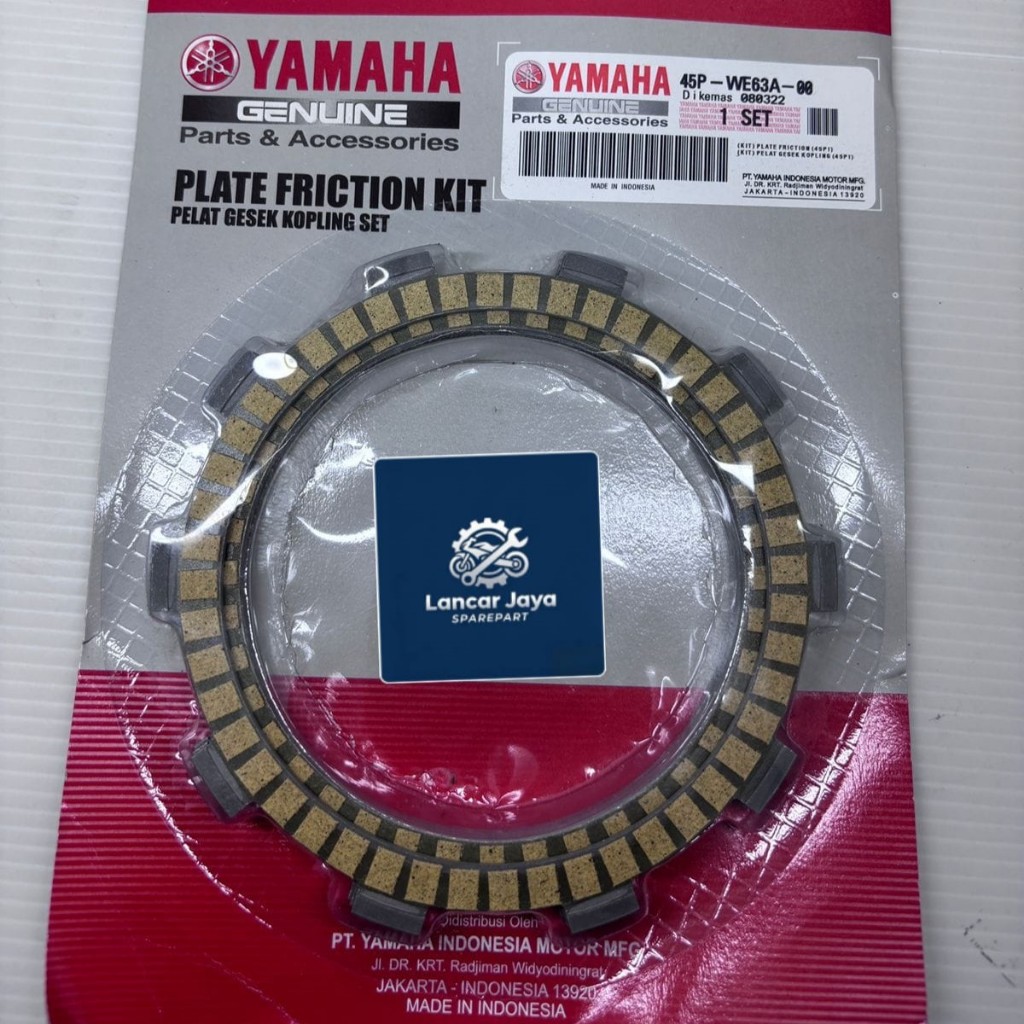 Kampas Kopling Set Yamaha Byson (4pcs) 45P-E6321-00 Racing ORI THAILAND