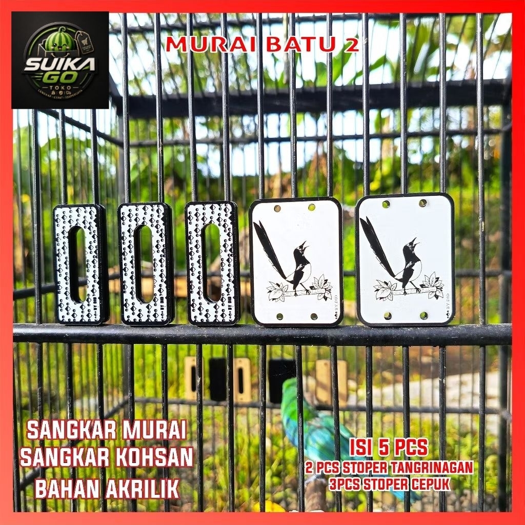 STOPER SANGKAR BURUNG MOTIF