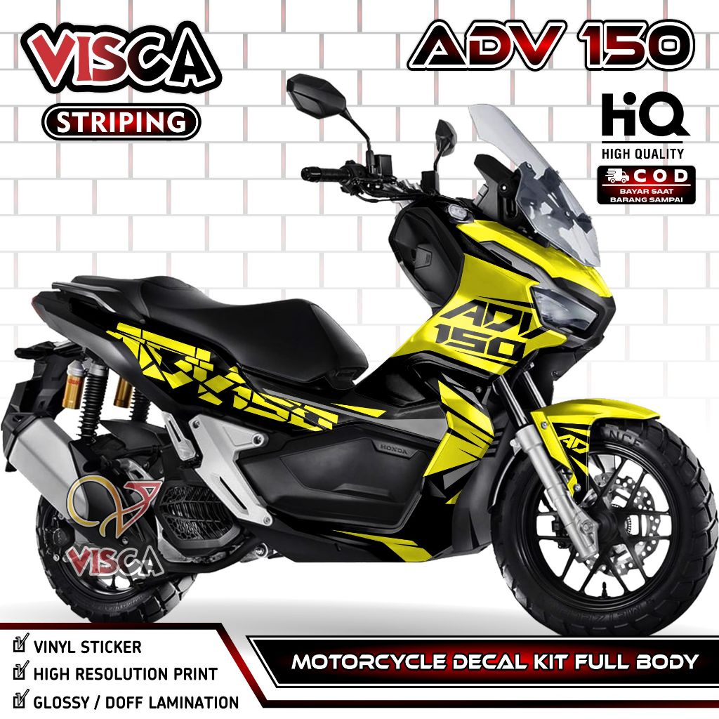 Decal ADV 150 Full Body - Stiker ADV 150 Full Body - Dekal ADV 150 Full Body - Striping ADV 150 Vari