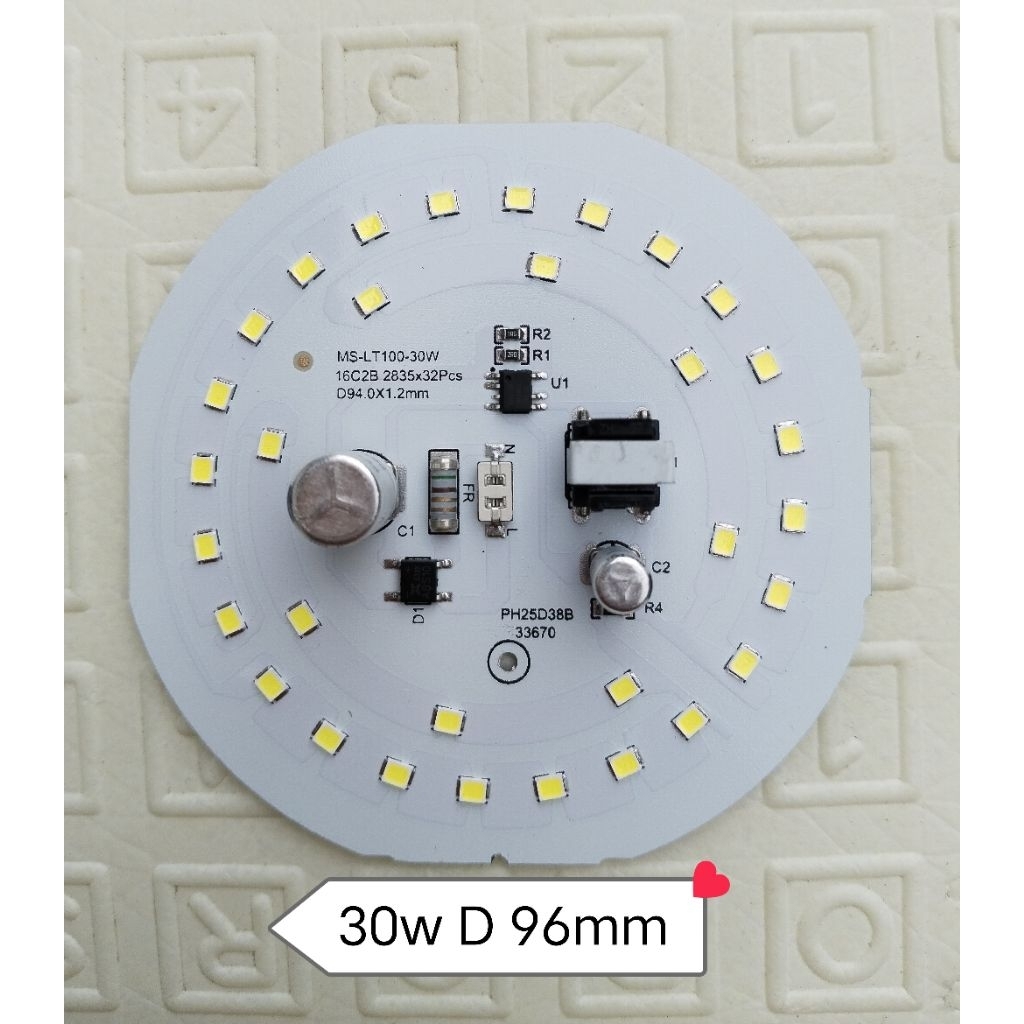 mesin lampu LED 30watt travo MSL super terang D 94MM