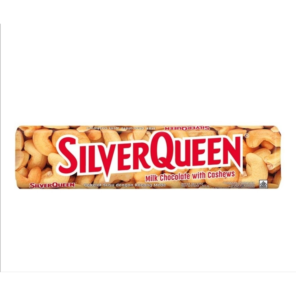 silverQueen coklat susu batang cashew 52g