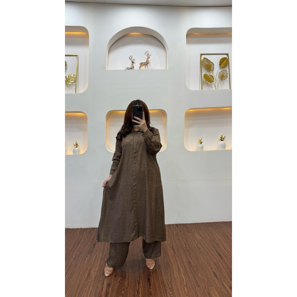 SETELAN TUNIK BAHAN RAYON PREMIUM