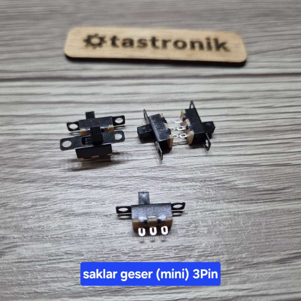 Saklar Geser Mini 3 Pin 2 posisi  SS12F15 saklar geser 3pin