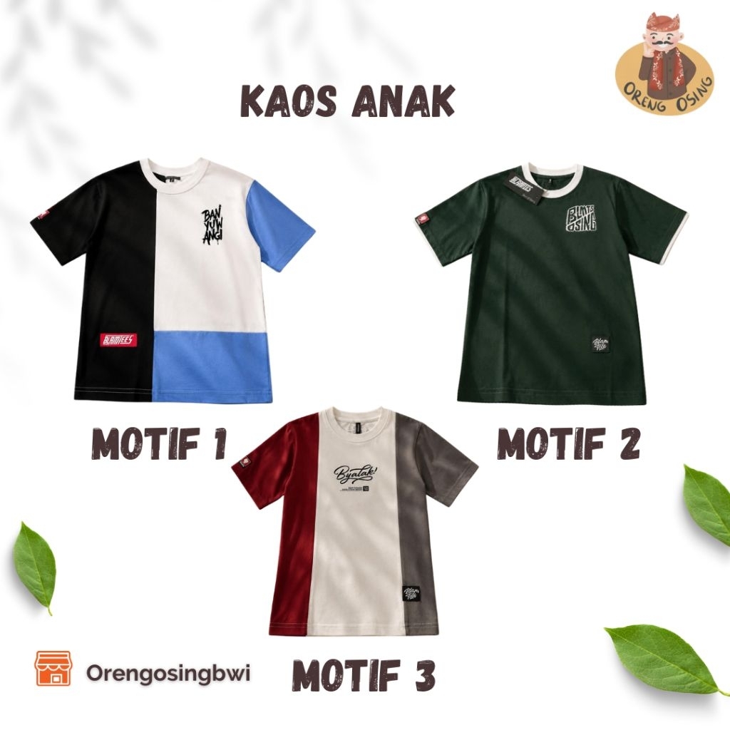 ORENG OSING | KAOS ANAK LENGAN PENDEK
