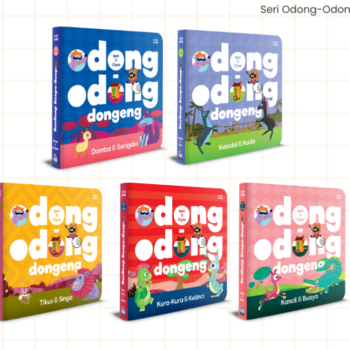 Buku Anak Seri Odong-Odong Dongeng Anak : Tikus & Singa, Domba & Serigala, Lengkap Seri Lain Nya