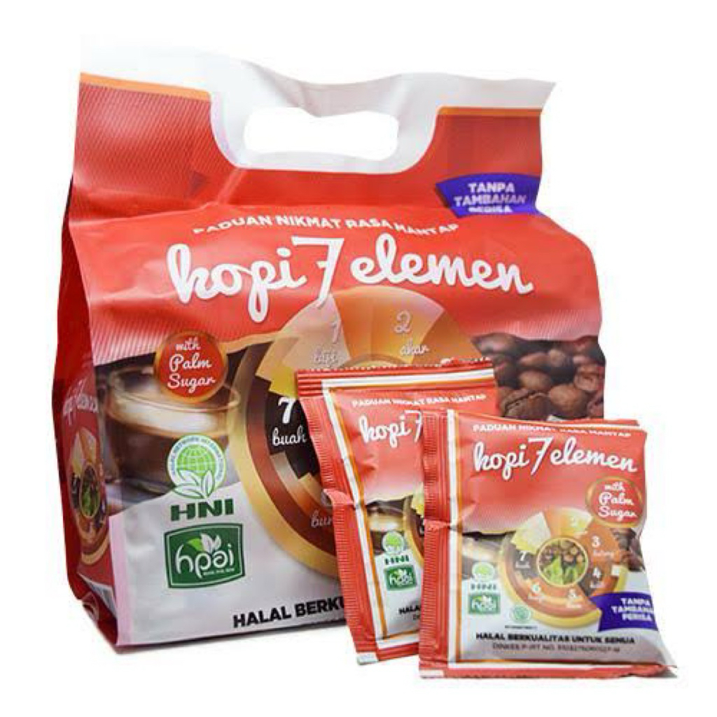 Kopi Ginseng HNI 20 Sachet - Kopi Herbal dengan Ginseng untuk Stamina