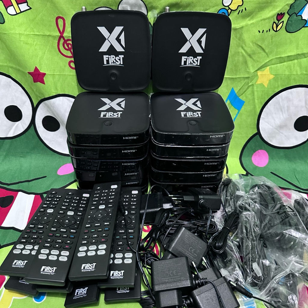 STB X1 LITE android 11 ORI Fulset Remot Biasa