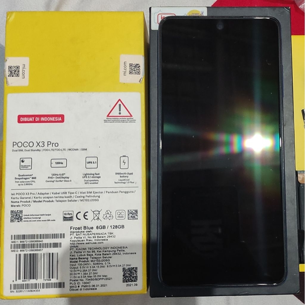 LCD Ori Copotan Poco X3 Pro