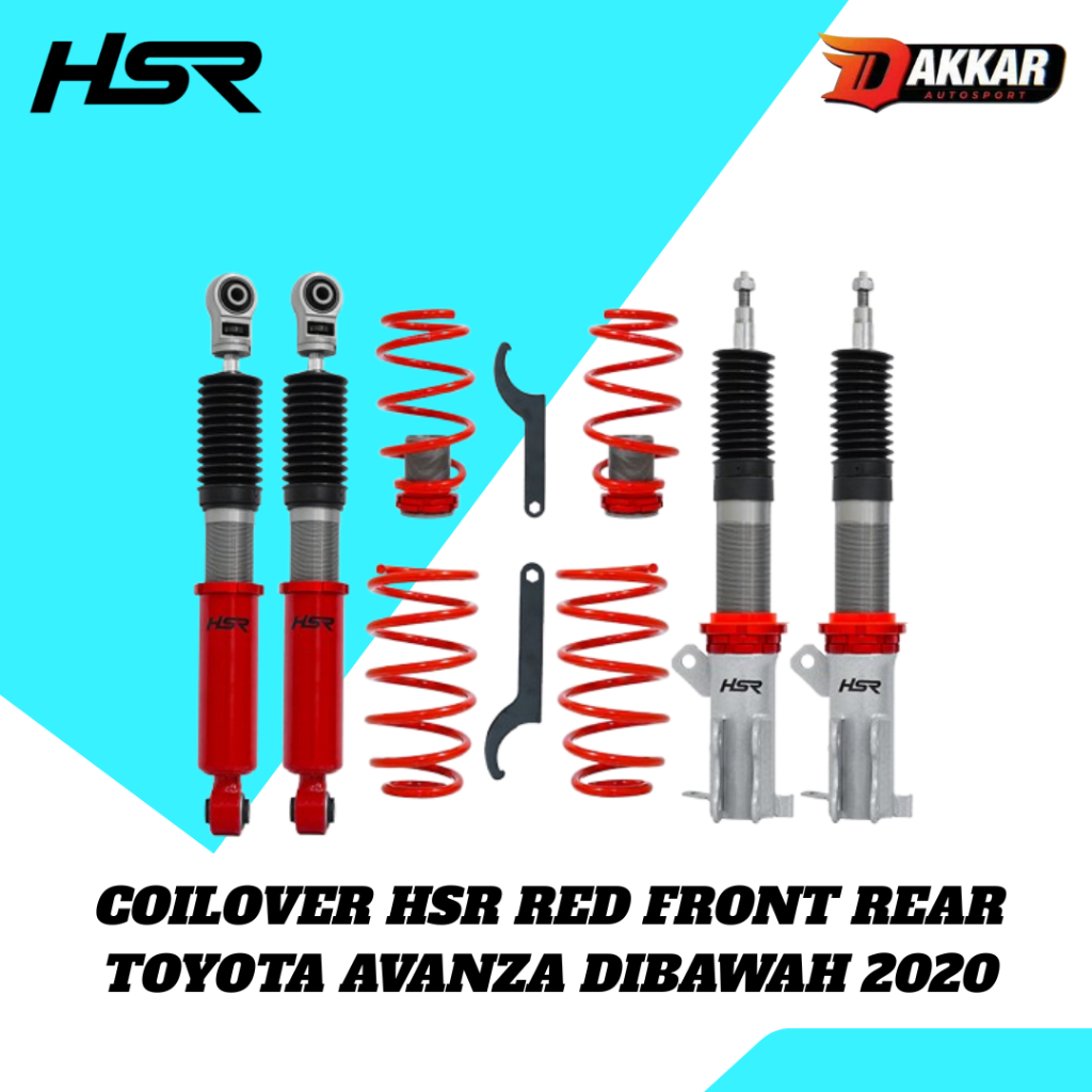 COILOVER MOBIL AVANZA DI BAWAH 2020 SHOCKBREAKER SUSPENSI FULLSET DEPAN BELAKANG