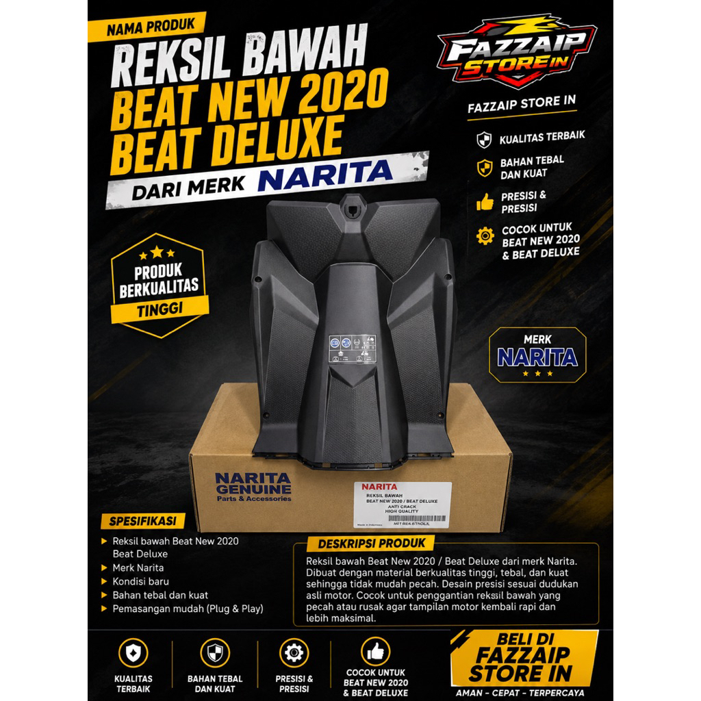 Reksil Bawah Beat New 2020 Beat Deluxe Narita Cover Tengah dasbor Beat 2020