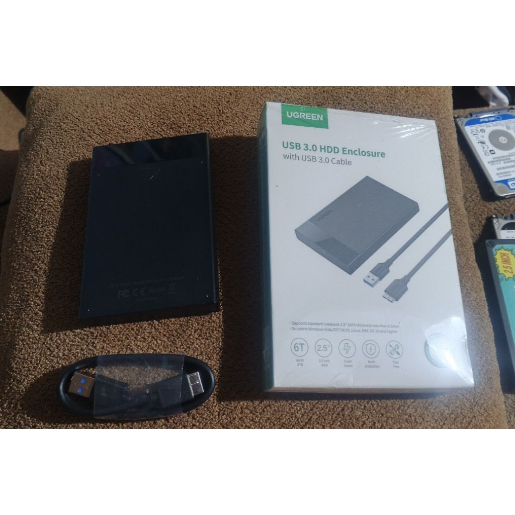 Casing Ssd Hardisk Ekternal Ugreen 30848 Or Enclosure Hard Drive