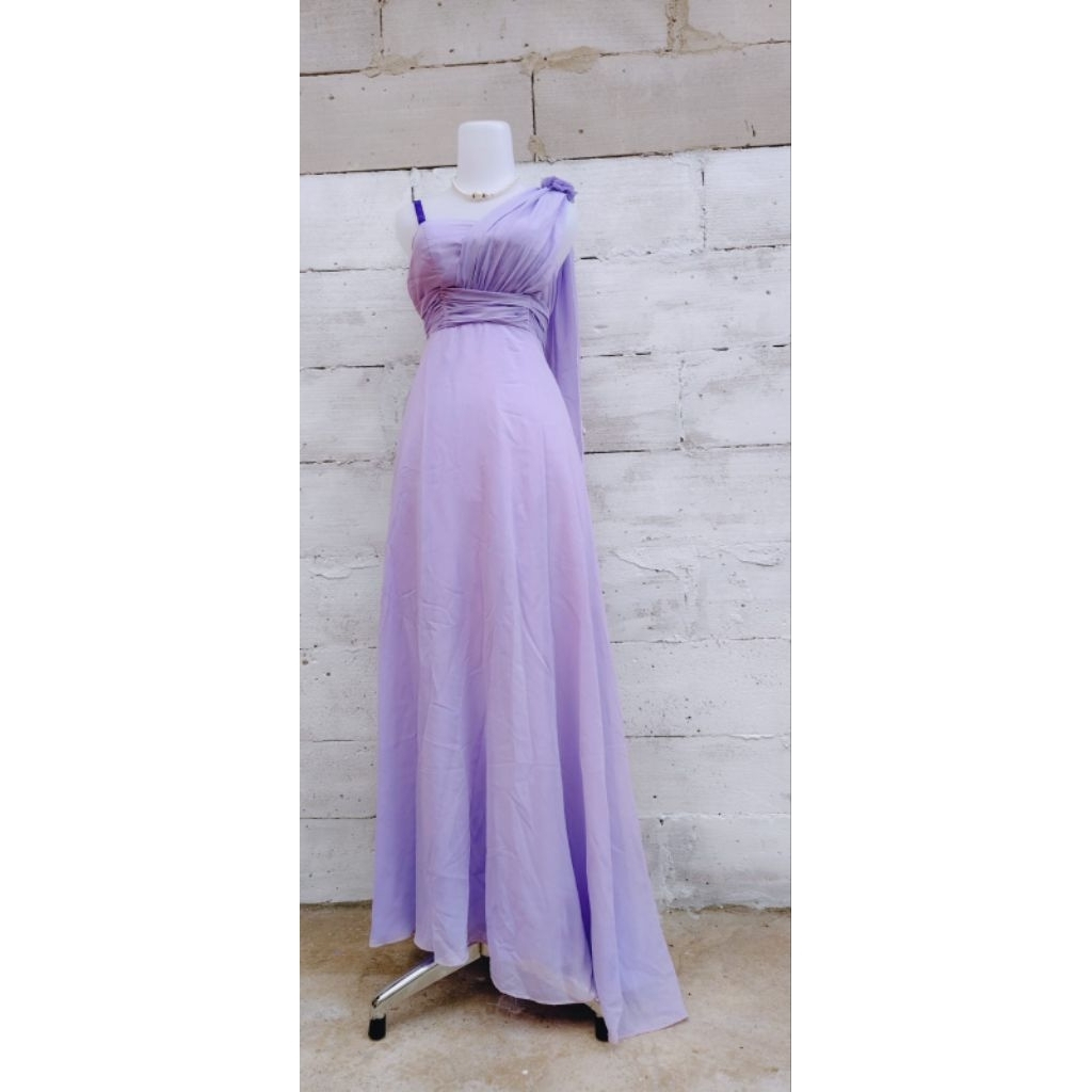 Dress/Gaun Pesta Fairy Lilac - Prom Night - Party - Photoshoot - Brithday - Bridesmaid - Kondangan