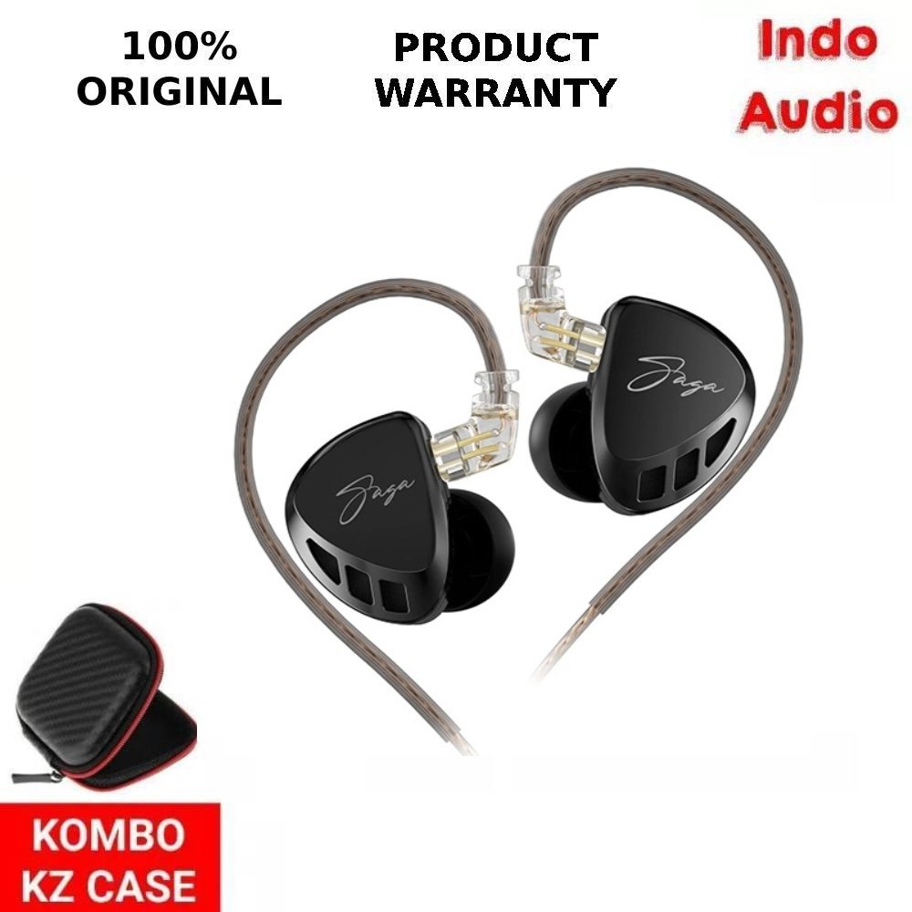 KZ SAGA In Ear Monitor Single Driver Metal Plastic 20-40000Hz 120cm KZ SAGA Satuan KZ Saga driver