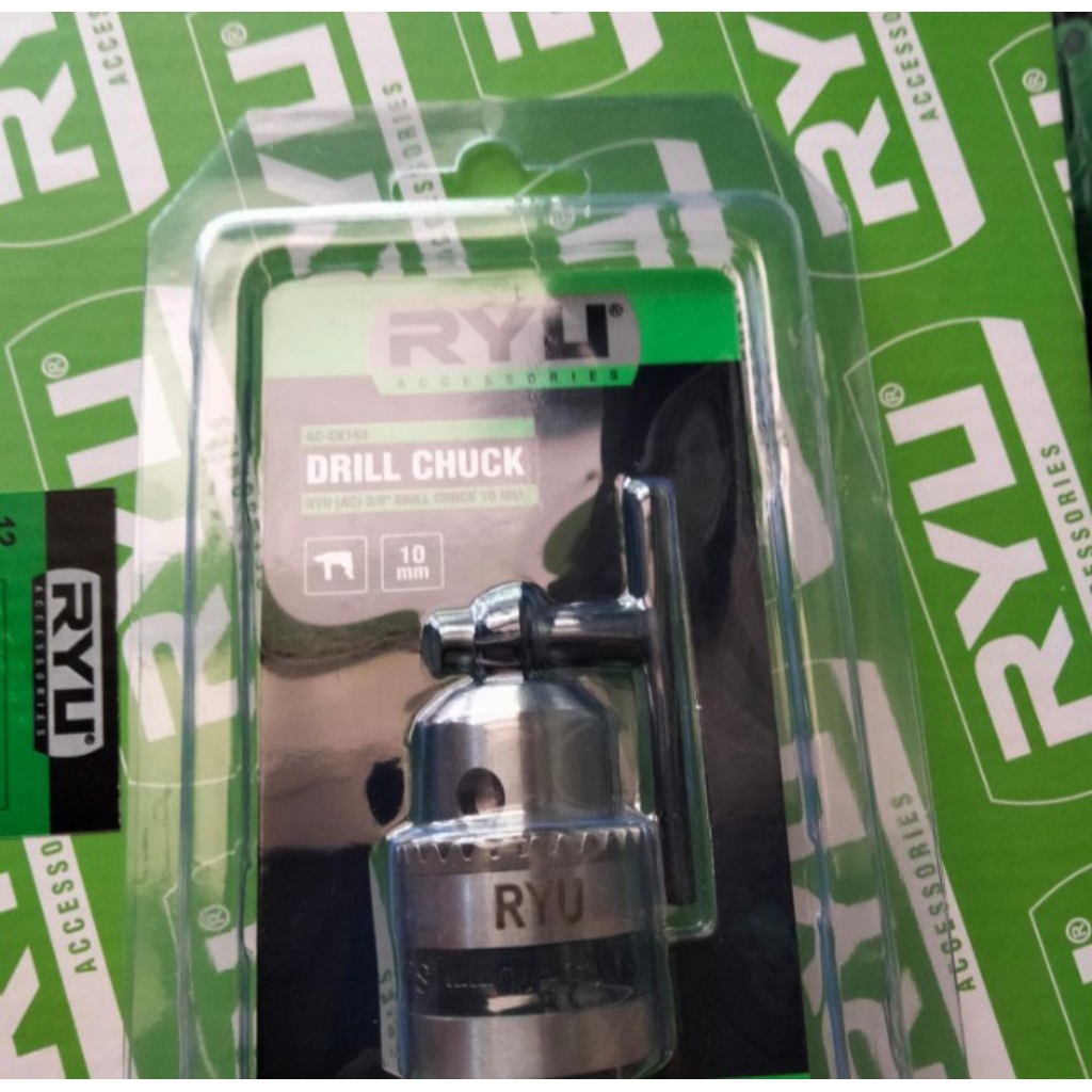 RYU Kepala Bor 3/8 Inch (10mm - 13mm)/ Kepala Chuck/ Drill Chuck
