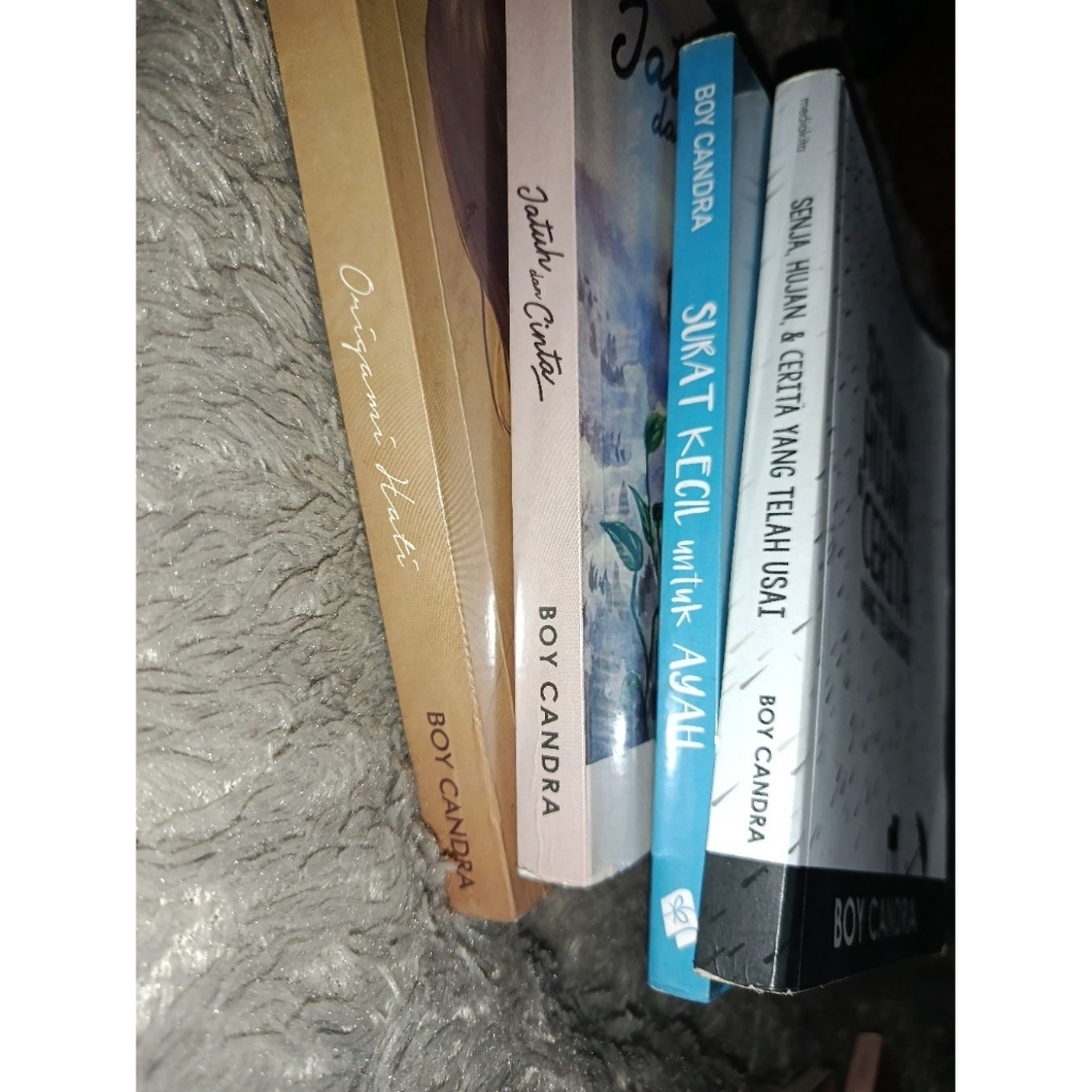 Preloved Novel Bekas Boy Candra ORIGINAL
