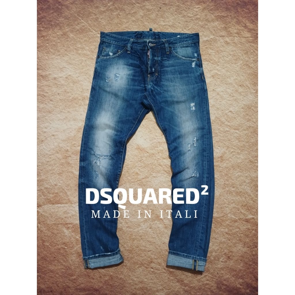 Celana jeans pria keren DSQUARED2 standar bekas murah