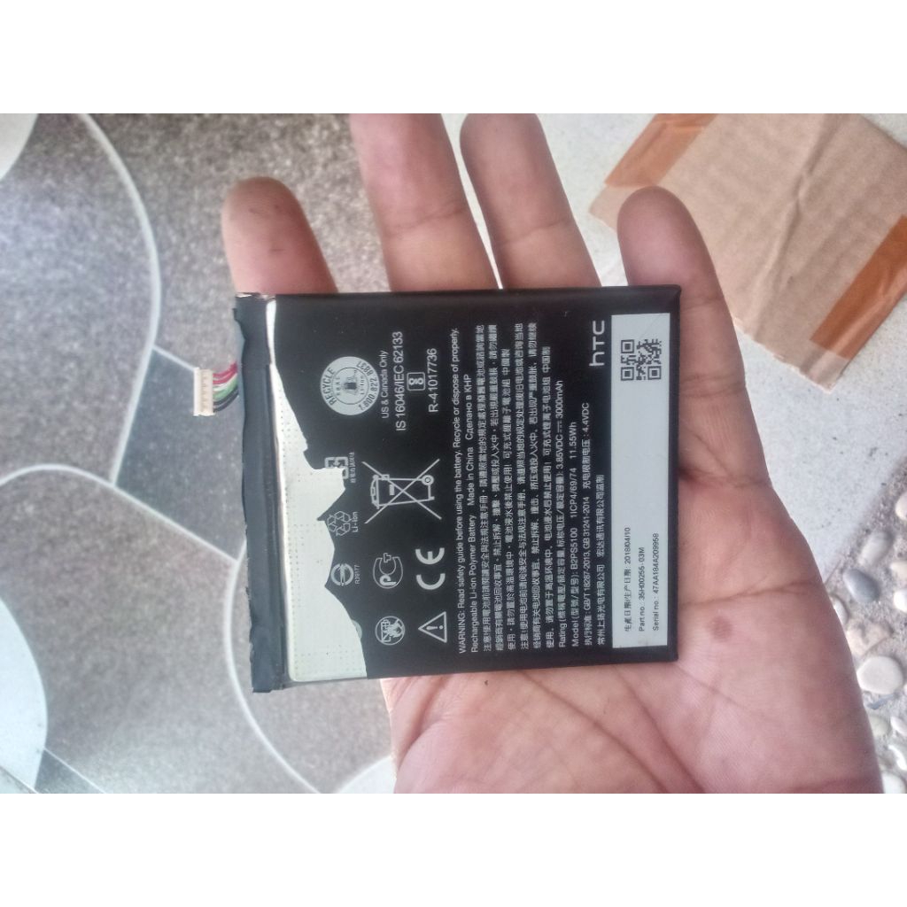 batre htc desire 10 pro ori cabutan