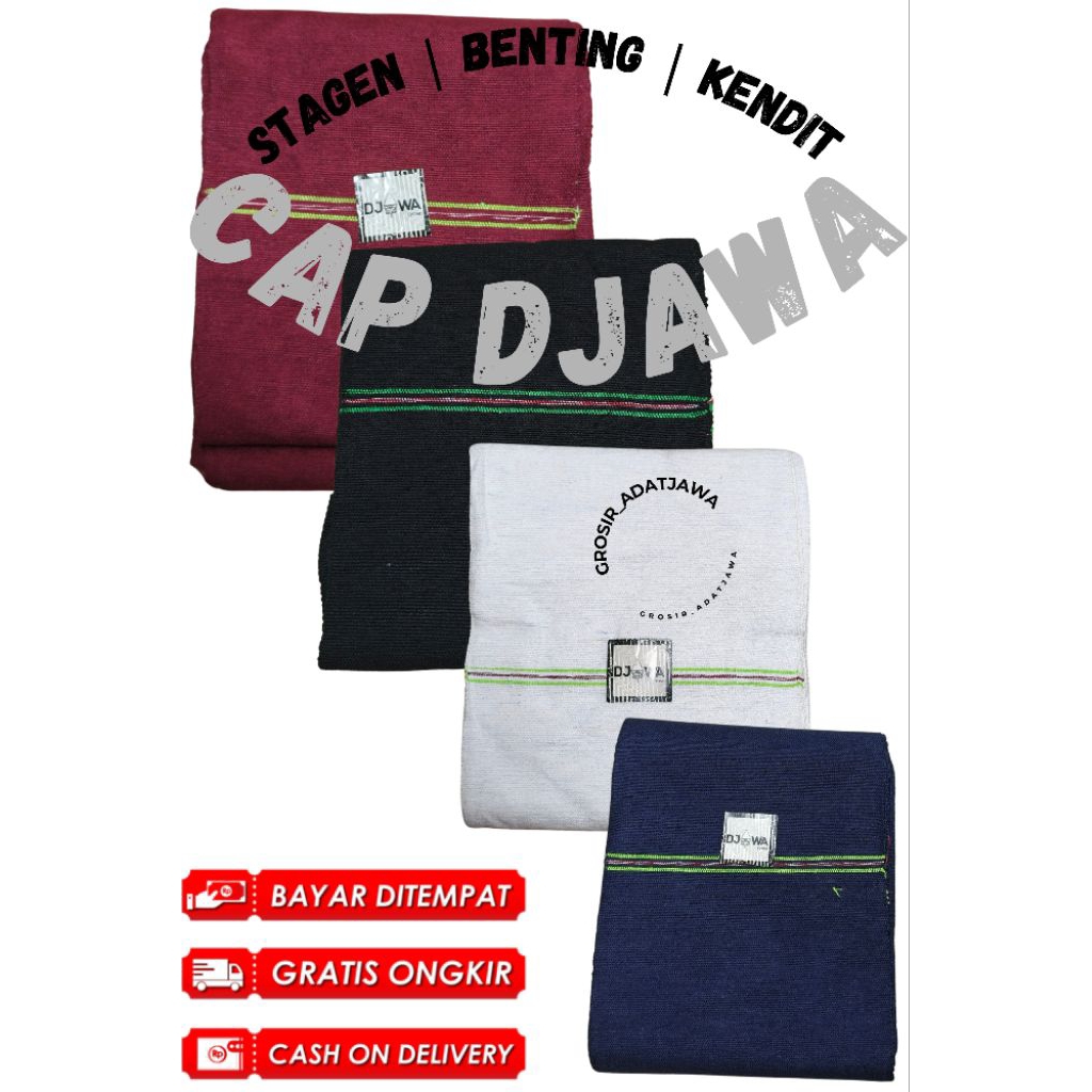 Benting 5m | stagen cap djawa | kendit melahirkan | ikat kebaya | stagen lilit panjang | bengkung ja