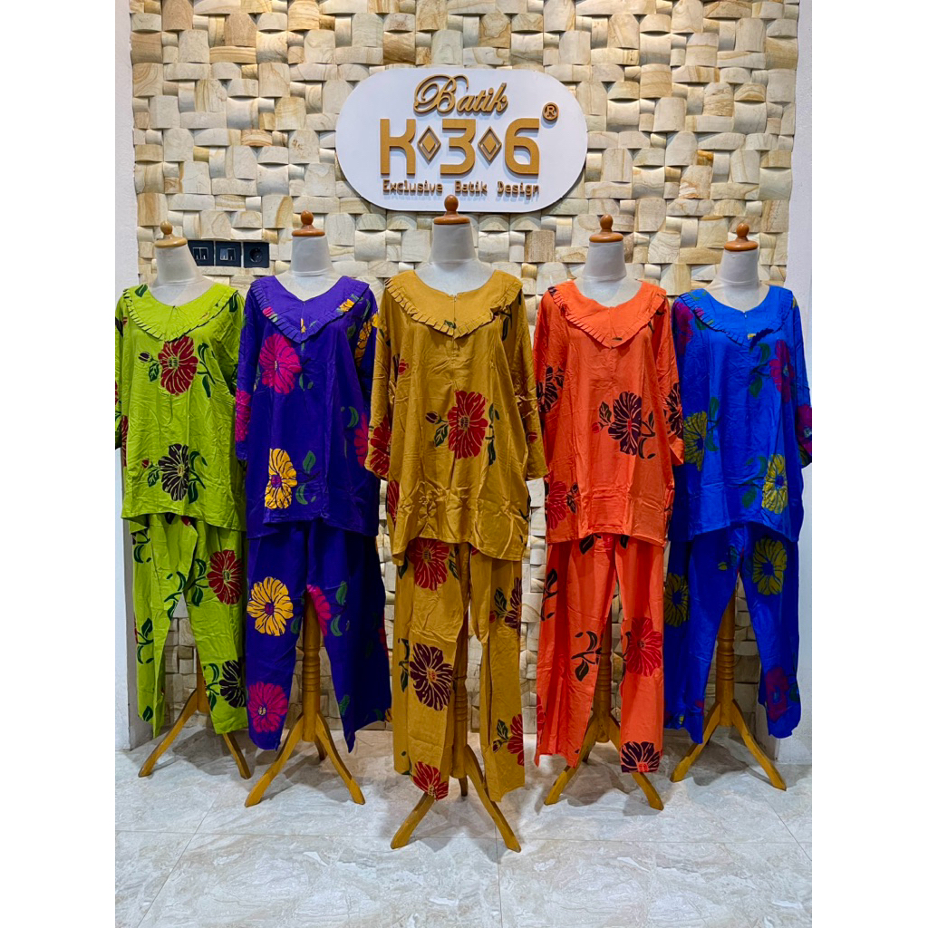 SETELAN SUPER JUMBO MINDY BUSUI LD 128 – Oneset / Setelan  Batik Cap Motif Sunan | Setelan Wanita Pr