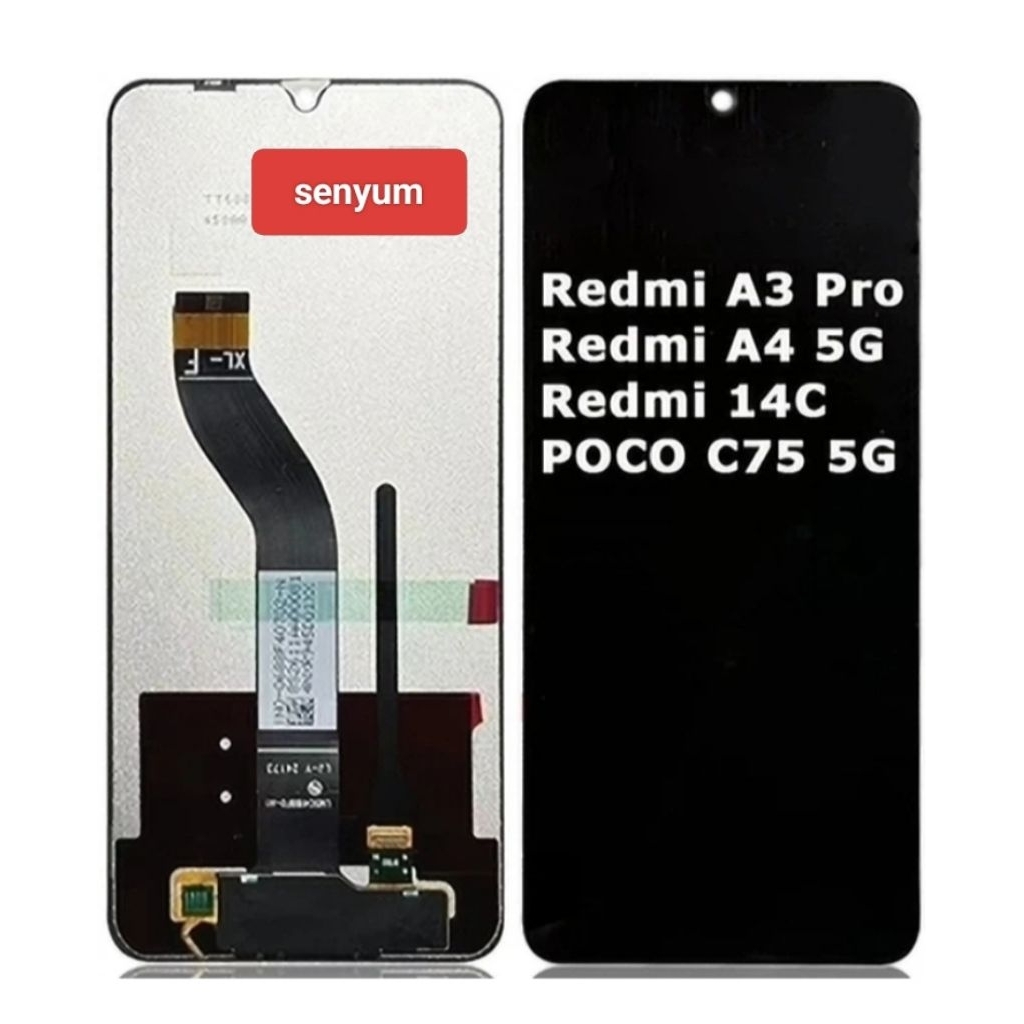 LCD + TOUCHSCREEN REDMI 14C A3.PRO A4.5G 14C.5G 14R POCO C75 C75.5G M7.5G LCD XIAOMI