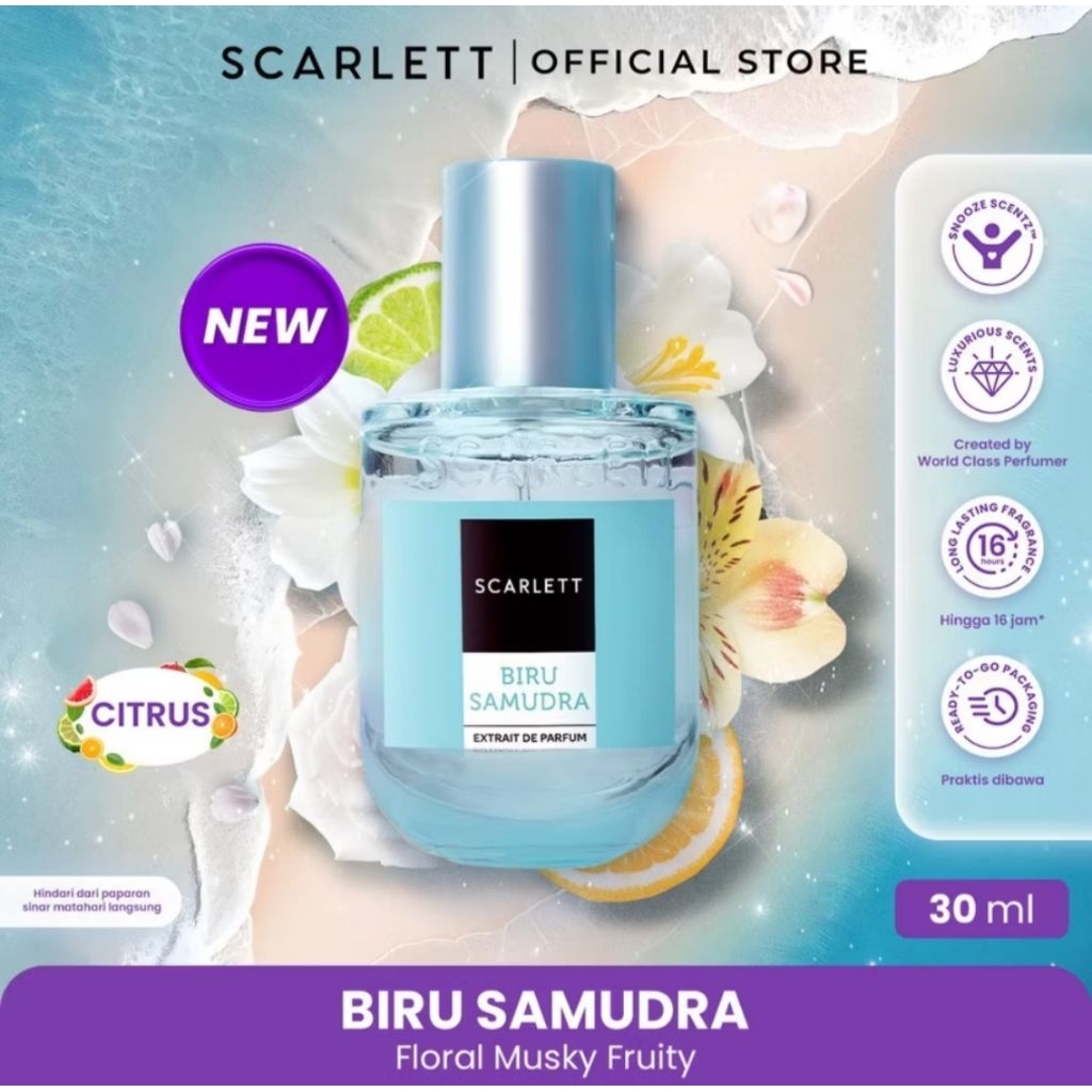 Parfum Scarlet Biru Samudra