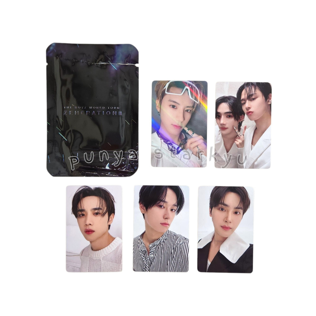 [SHARING/OFFICIAL] THE BOYZ WORLD TOUR : ZENERATION2 MD - TRADING CARD
