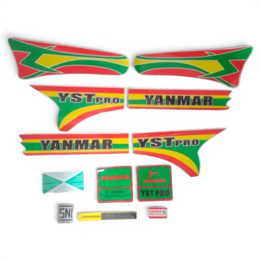 STICKER STIKER TRAKTOR YANMAR YST PRO