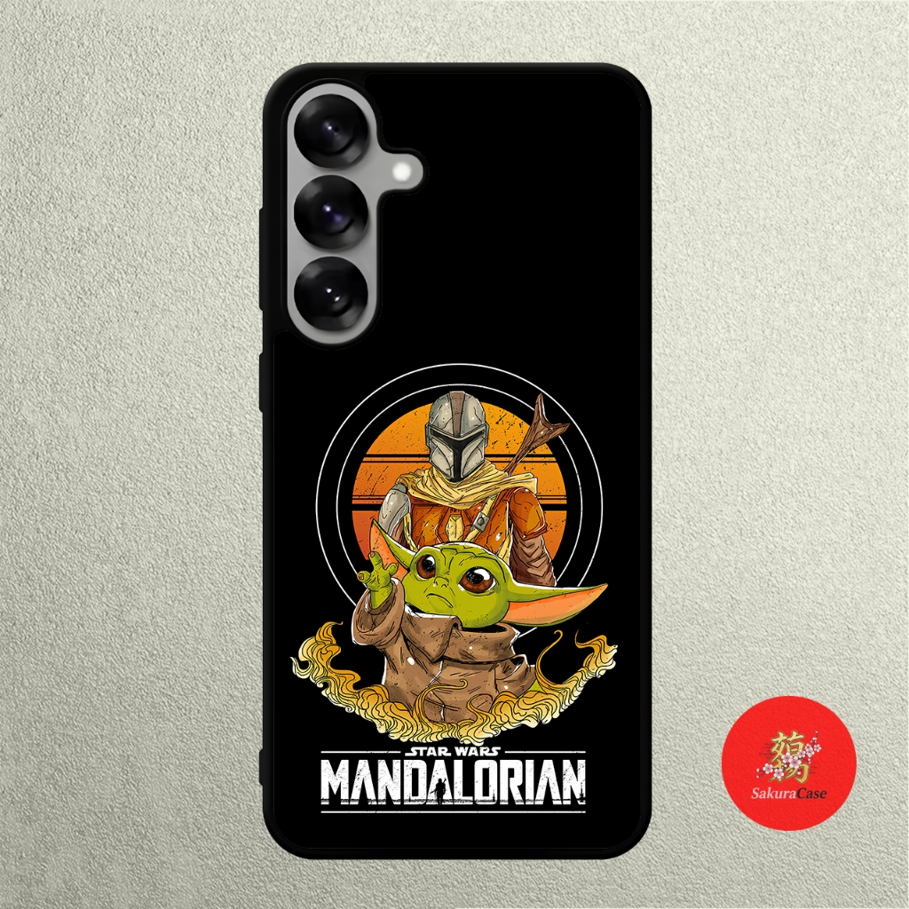 Case SAMSUNG A57 A56 A37 A36 A50 A50 A51 A52 A53 A54 A55 Rubber Softcase MANDALORIAN Star Wars