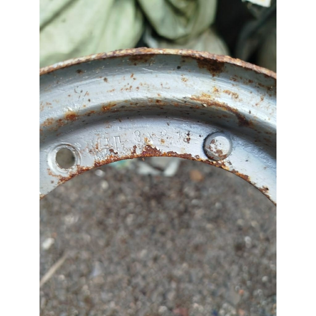 velg set depan belakang copotan Vespa ring 8