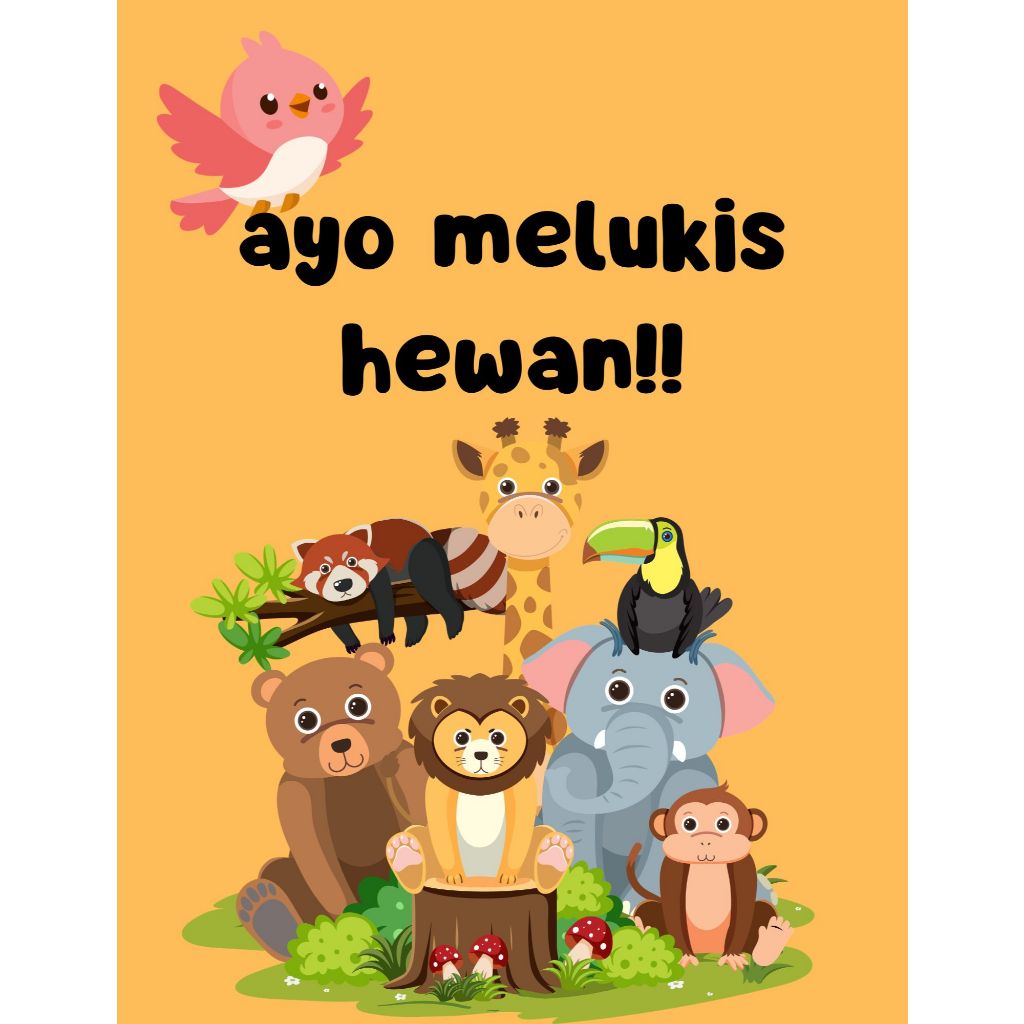 Kumpulan gambar mewarnai hewan (PDF)