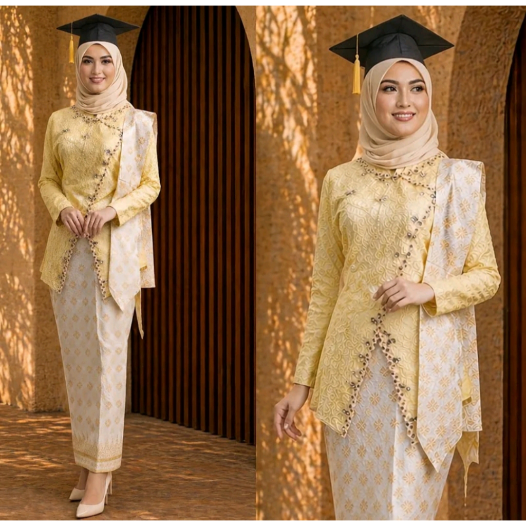 Kebaya Wisuda Janggan AYU payet handmade Baju Bridesmaid Kondangan