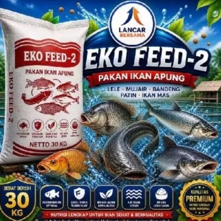 pelet Apung pakan ikan lele mas nila 1kg