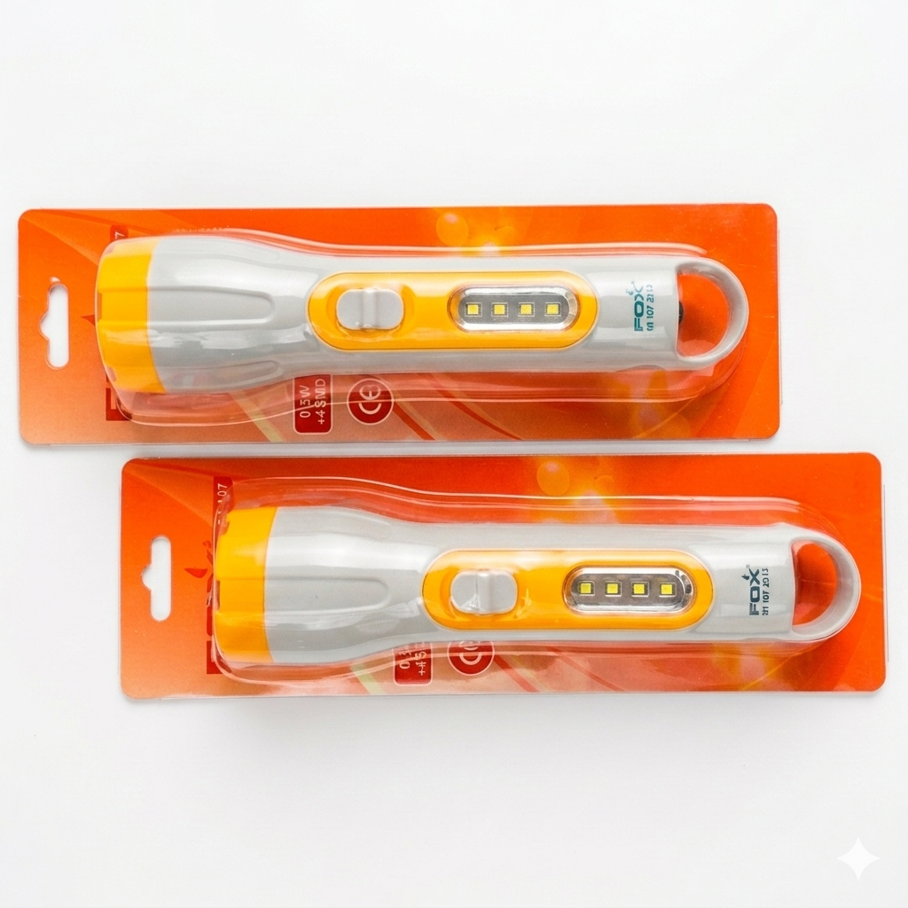 Senter Lampu Emergency Charger FOX GE 107 Lampu Senter