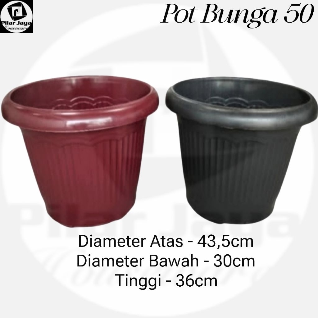 Pot Bunga 50/Pot Bunga Besar/Pot Jumbo