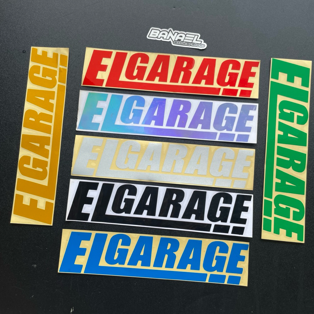 Sticker Stiker  El Garage Cutting