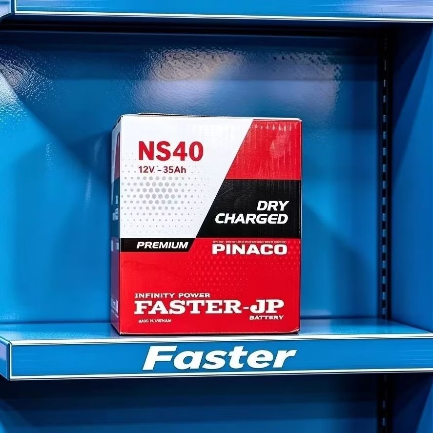 AKI MOBIL TOYOTA AVANZA, RUSH, VELOZ, STARLET ( 12 volt 35 Ampere ) FASTER JP NS40