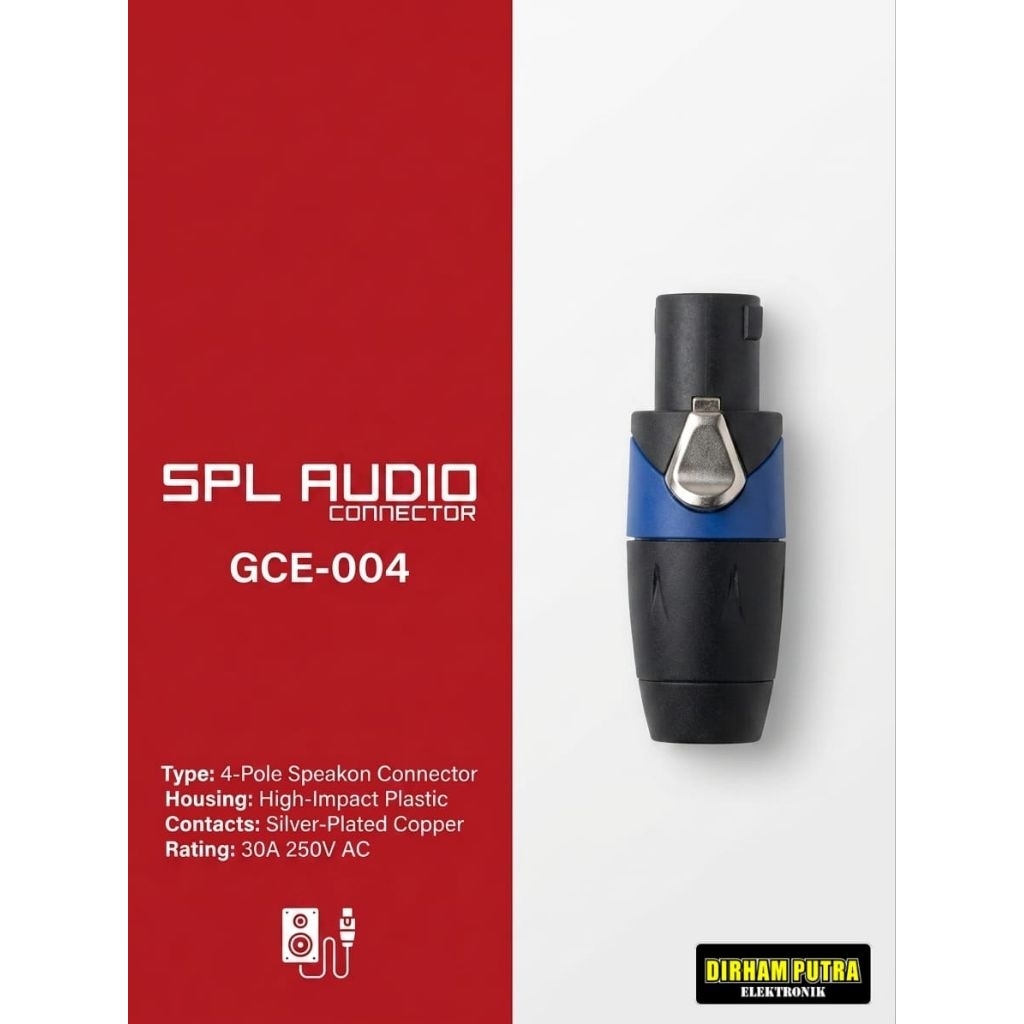 JACK SPEAKON SPL AUDIO GCE-004
