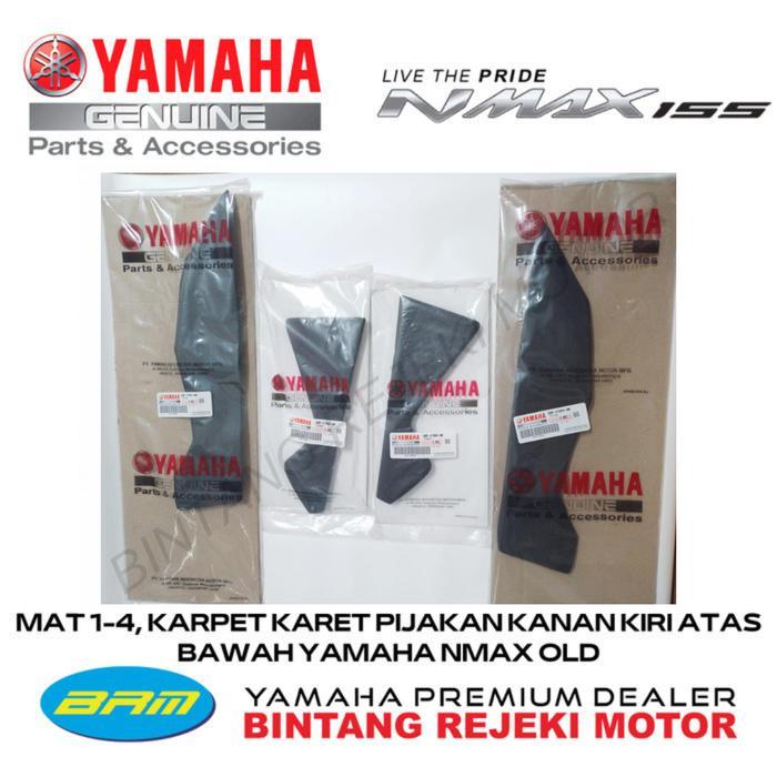 MAT 1-4, KARPET KARET PIJAKAN KANAN KIRI ATAS BAWAH YAMAHA NMAX OLD