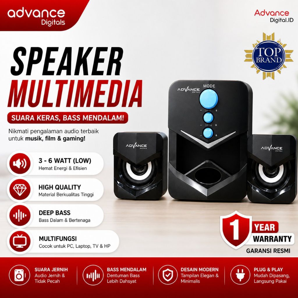Advance Digitals - SPEAKER ADVANCE CLS-201BT BLUE| speaker advance cls-201bt biru, speaker bluetooth