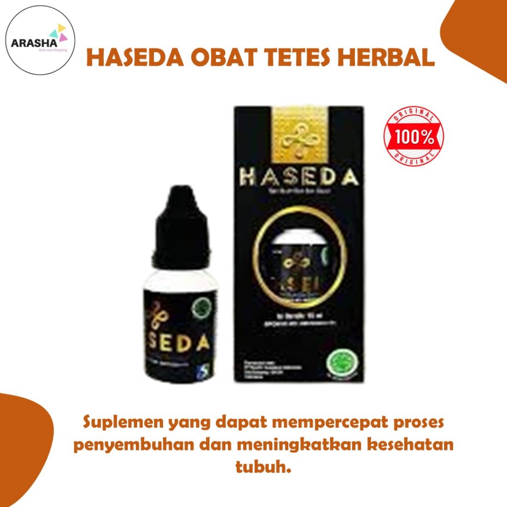 HASEDA OBAT TETES HERBAL - MENIGKATKAN IMUN TUBUH dan MEMPERCEPAT PENYEMBUHAN