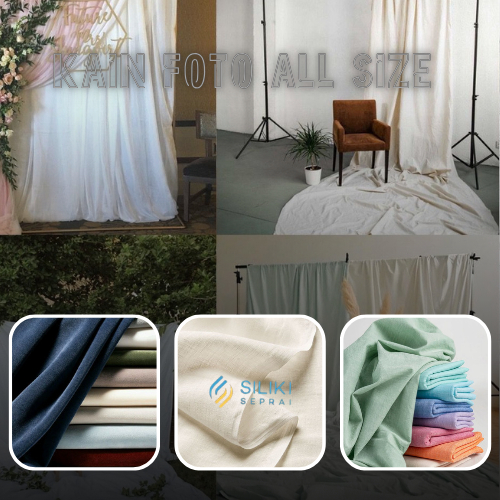 Kain backdrop Polos Kain Background Photoshoot Studio putih