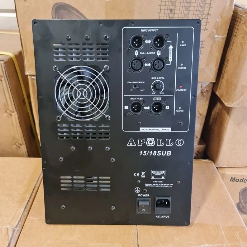 Mesin Active Subwoofer Apollo 15/18 Professional Mesin Speaker Subwoofer 18" Power Kit Sub