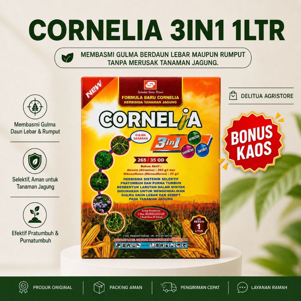 CORNELIA 1 LTR HERBISIDA SELEKTIF JAGUNG 3 IN 1
