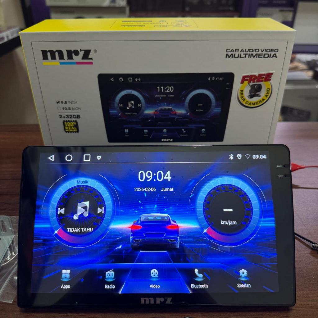 Headunit Android MRZ RZ-6915 Ram 2/32 9,5 Inch Qled Incell