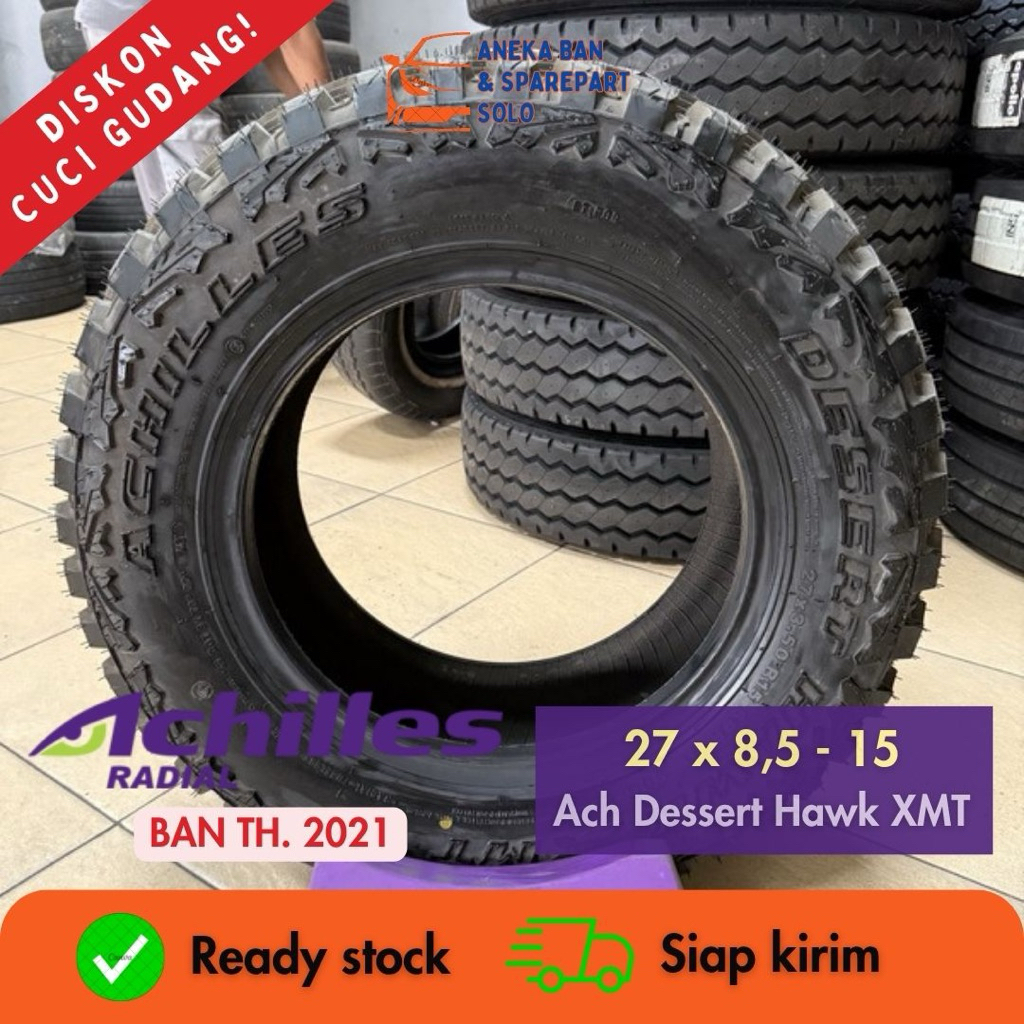 [CUCI GUDANG] Ban Pacul Achilles DH XMT 27x8,5 R15 Dessert Hawk XMT Ban Offroad Tubeless - Ban Tahun